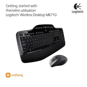 LOGITECH WIRELESS DESKTOP MK330 - Wireless keyboard and mouse