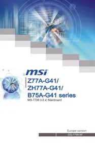 MSI ZH77A-G43 - Motherboard