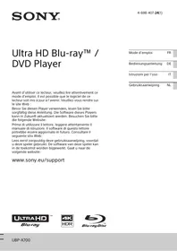 SONY X700 - Blu-ray player