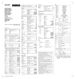 SHARP EL-500W SCIENTIFIQUE - Calculatrice