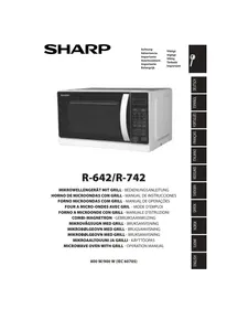 SHARP R742WW - Mikrovågsugn