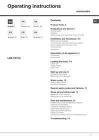 HOTPOINT LDF12314B - Myčka na nádobí