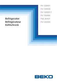 راهنما BEKO FN127920 فریزر