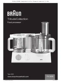 BRAUN FP3020 - Keukenmachine