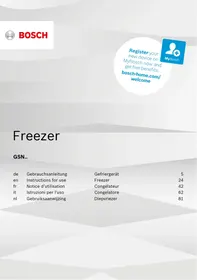 BOSCH GSN36BI3P - Refrigerator-freezer