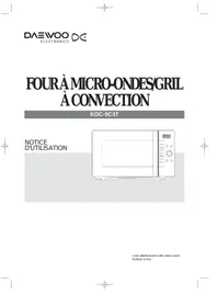 DAEWOO KOC9Q3TC - Micro-ondes