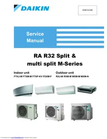 2MXM40M  -  2MXM50M -  2MXM50M9 -  2MXS40H -  2MXS50H DAIKIN