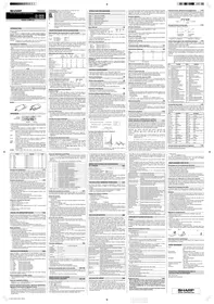 SHARP EL-531 XT - Calculatrice