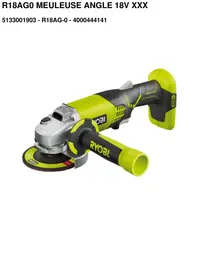 MM RAG800 RYOBI