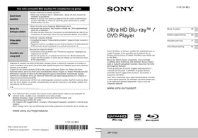 SONY BRP 1100 - Blu-ray player