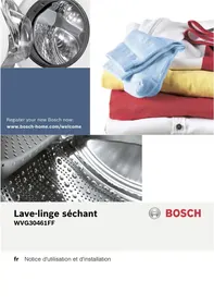 BOSCH WVG30462FF - Lave-linge séchant