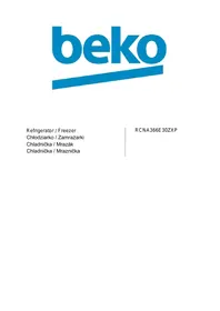 BEKO RCNA366E30ZXP - Lednička-mrazák