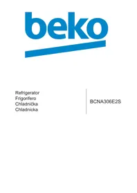 BEKO BCNA306E2S  -  BCNA306E3SN - Lednička-mrazák