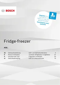 BOSCH KGE36AL42  -  KGE36ALCA - Koel-vriescombinatie