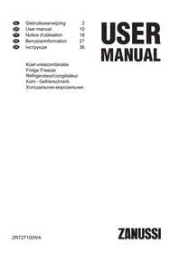ZANUSSI ZRT27100WA - холодильник