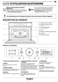 WHIRLPOOL AMW9607/IX - Mikrobølgeovn