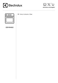 ELECTROLUX EDF4P46X2  -  EDF4P46X2 - Four électrique