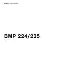 GAGGENAU BMP225-100  -  BMP225-110 -  BMP225-130 - Four à vapeur