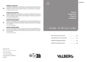 VALBERG UF NF 254 F S180C  -  UF NF 254 F S180C - Congelador