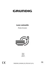 GRUNDIG GNVP4631B - Lave-vaisselle