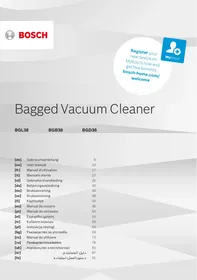 BOSCH BGB38RD2  -  BGB38RD2 -  BGB38RD2--B - مكنسة كهربائية