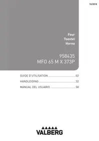 VALBERG MFO 65 M X373P  -  MFO 65 M X373P - Horno electrico
