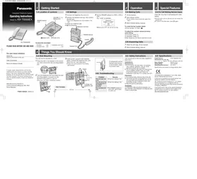 KX-TS500EXB PANASONIC