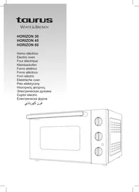 دليل TAURUS HORIZON 45 فرن كهربائي