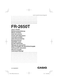 CASIO FR-2650T - Calculatrice