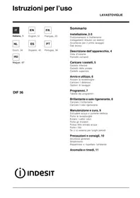 INDESIT D 36A - Mosogatógép
