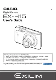 CASIO EXILIM EX-H15 - Appareil photo numérique