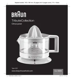 BRAUN CJ 3000 - Extracteur de jus
