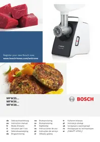 BOSCH COMPACTPOWER MFW3640A - مطحنة لحم