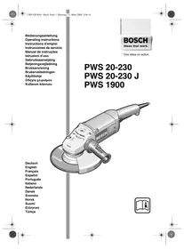 BOSCH PWS20-230 - Winkelschleifer