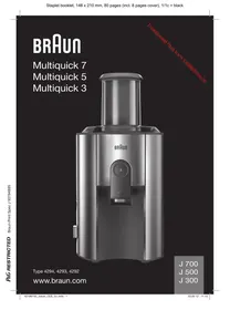 BRAUN J500 - MULTIQUICK 5 - Juicemaskin