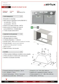 AIRLUX AHF58IX - Hotte de cuisine
