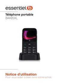 ESSENTIELB BAR 20  -  BAR 20 XL -  BAR 20+ - Téléphone portable