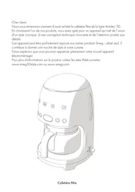 SMEG DCF02GREU - Kahvinkeitin
