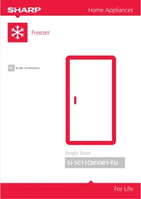 SHARP SJSC 11 CMXW 1 - Congélateur