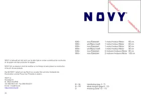 NOVY CLASSIQUE 936  -  CLASSIQUE 939 - Hotte aspirante