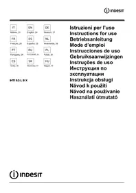 IHTI9.5ABX  -  IHTI9.5LBX INDESIT