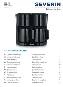SEVERIN DUBBEL KA 5830 - Küchengerät