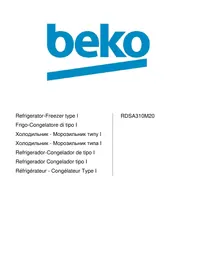 BEKO RDSA310M20B - Frigorifero-congelatore
