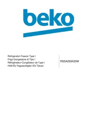 BEKO RSSA290M33W - Frigorifero-congelatore