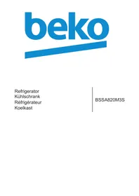 BEKO BSSA315E2SF  -  BSSA315K3SN - Refrigerator-freezer