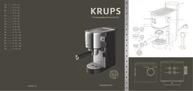 Navodila KRUPS VIRTUOSO XP442 Kavni aparat