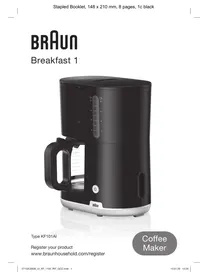 BRAUN BREAKFAST KF 1100 - Cafetière