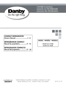DANBY DCR016KA1WDB - Réfrigérateur