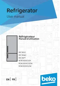 BEKO RCNE365K31ZW - Refrigerator-freezer