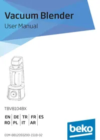 دليل BEKO TBV8104BX ثلاجة